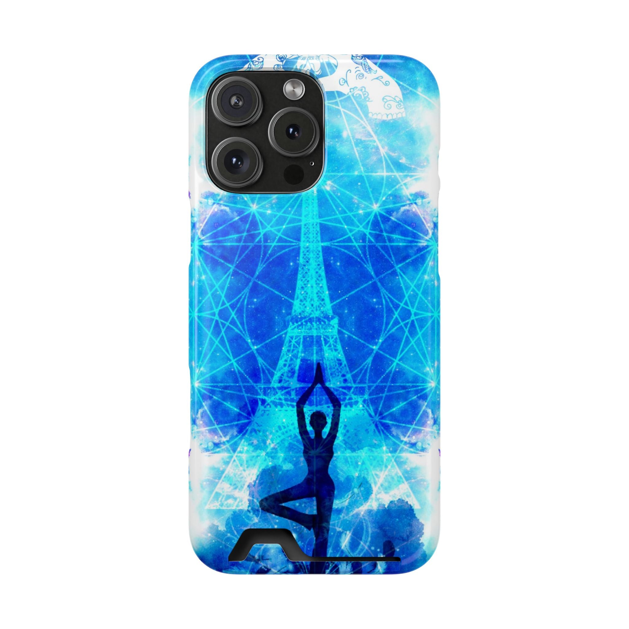 Amen Jin's Mandala of Dragon Fire Parisian Meditations Phone Case W Card Holder