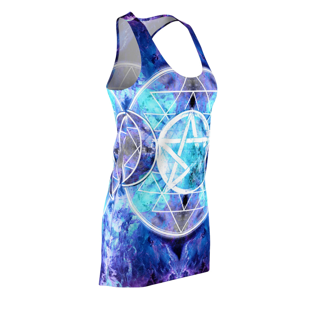 Amen Jin's Dragon's Gate Triple Goddess Meditations Women's Racerback Dress