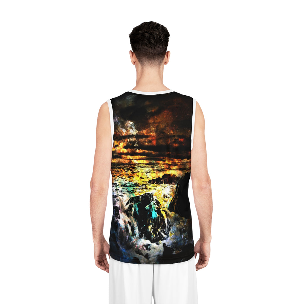 Breathe Again Cosmic Falls Dreams Basketball Jersey