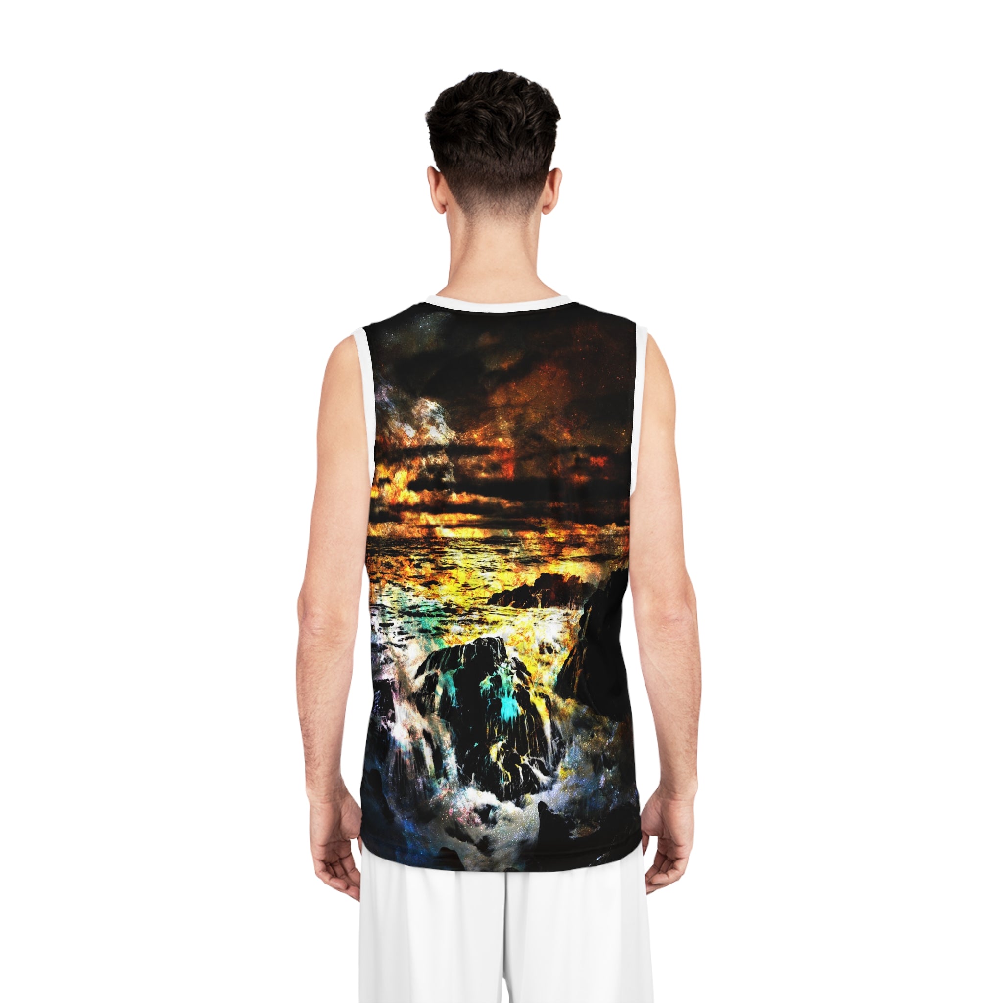 Breathe Again Cosmic Falls Dreams Basketball Jersey