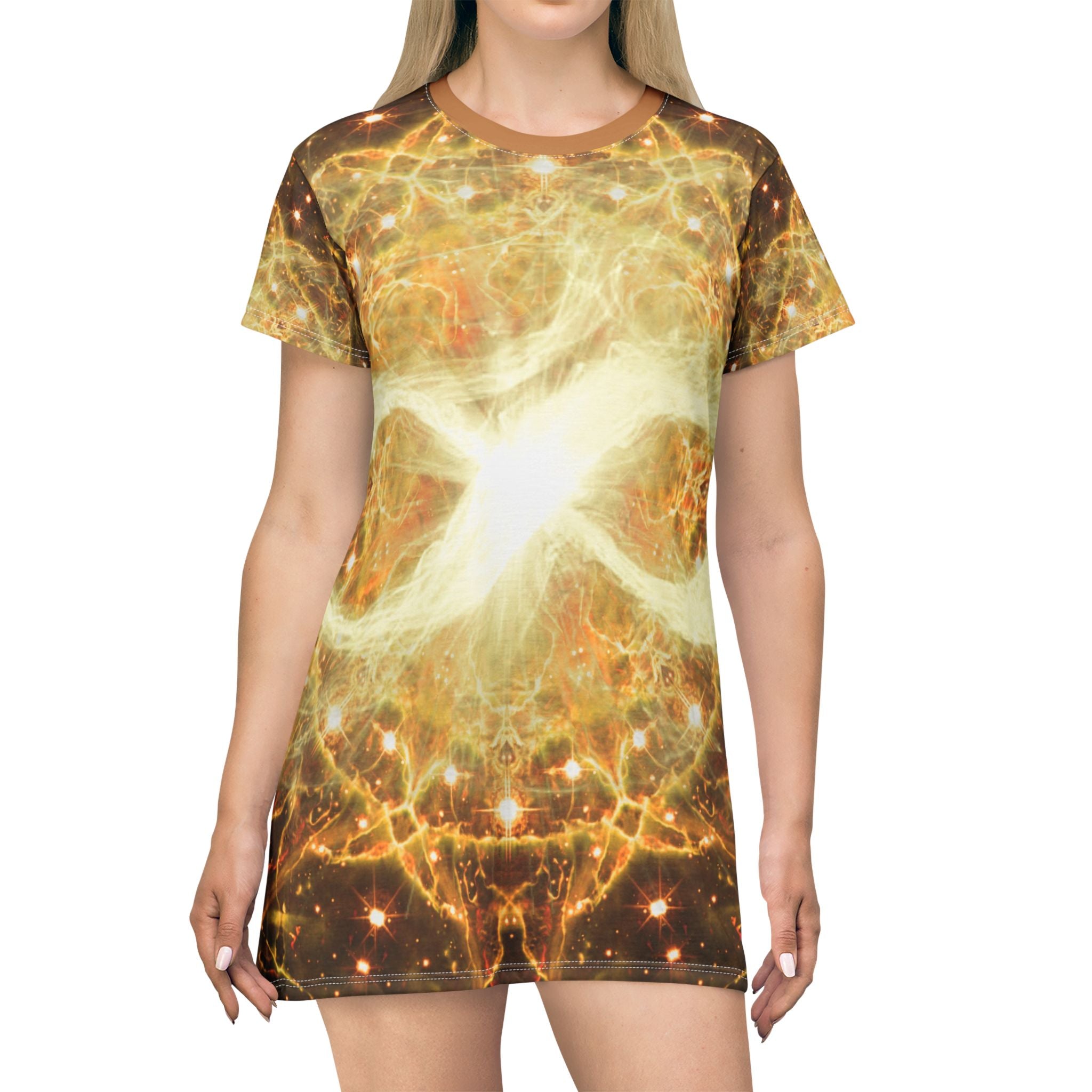 Katerina's Golden Moment Desires 2022 T-Shirt Dress
