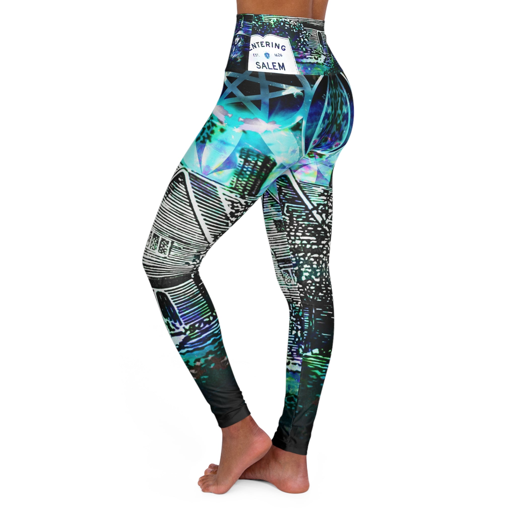 Katerina's Now and Forever Salem Witch Meditations High Waisted Yoga Leggings