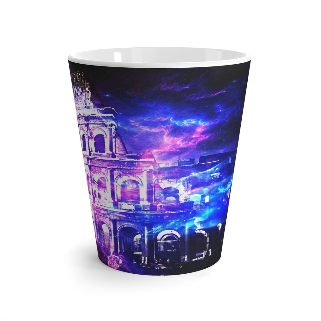 Amethyst Dreams of Roman Patterns Past Latte Mug