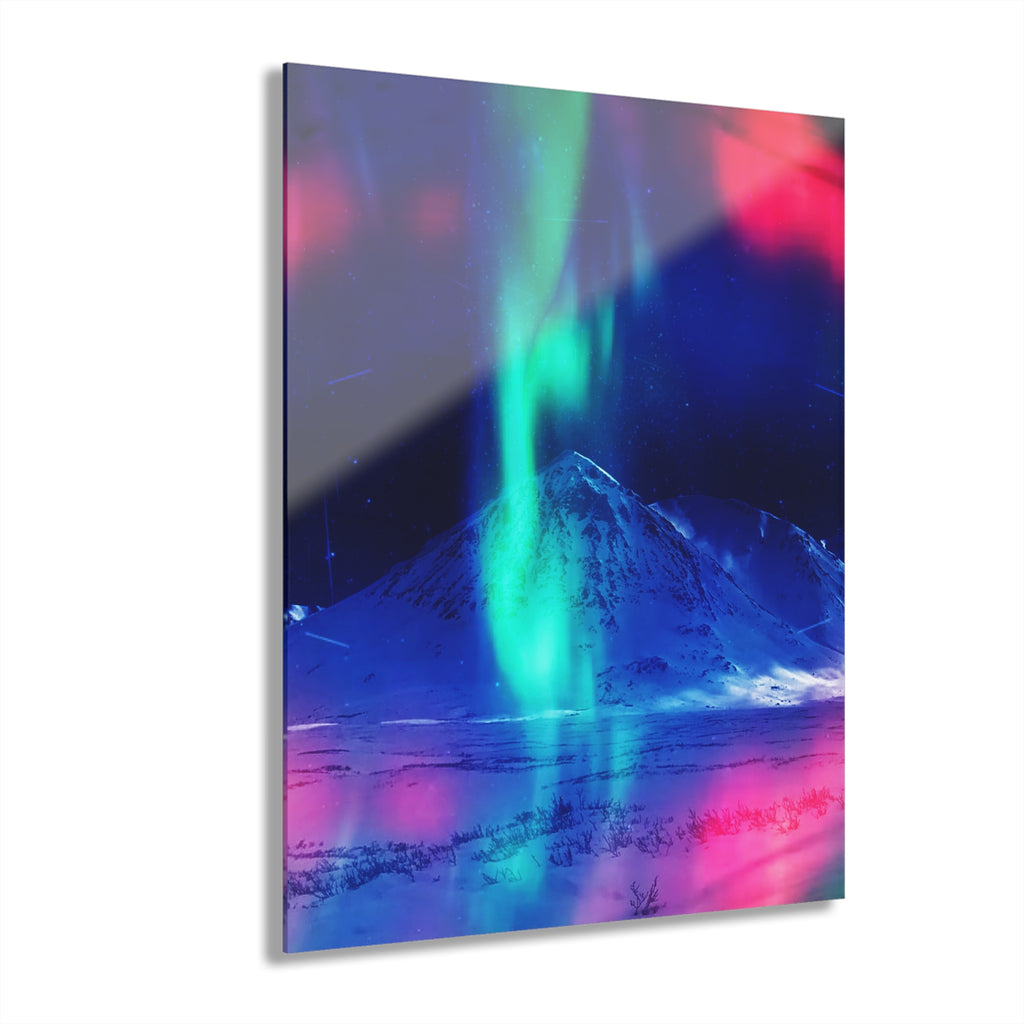 Lighted String Matanuska Dreams Acrylic Prints (French Cleat Hanging)