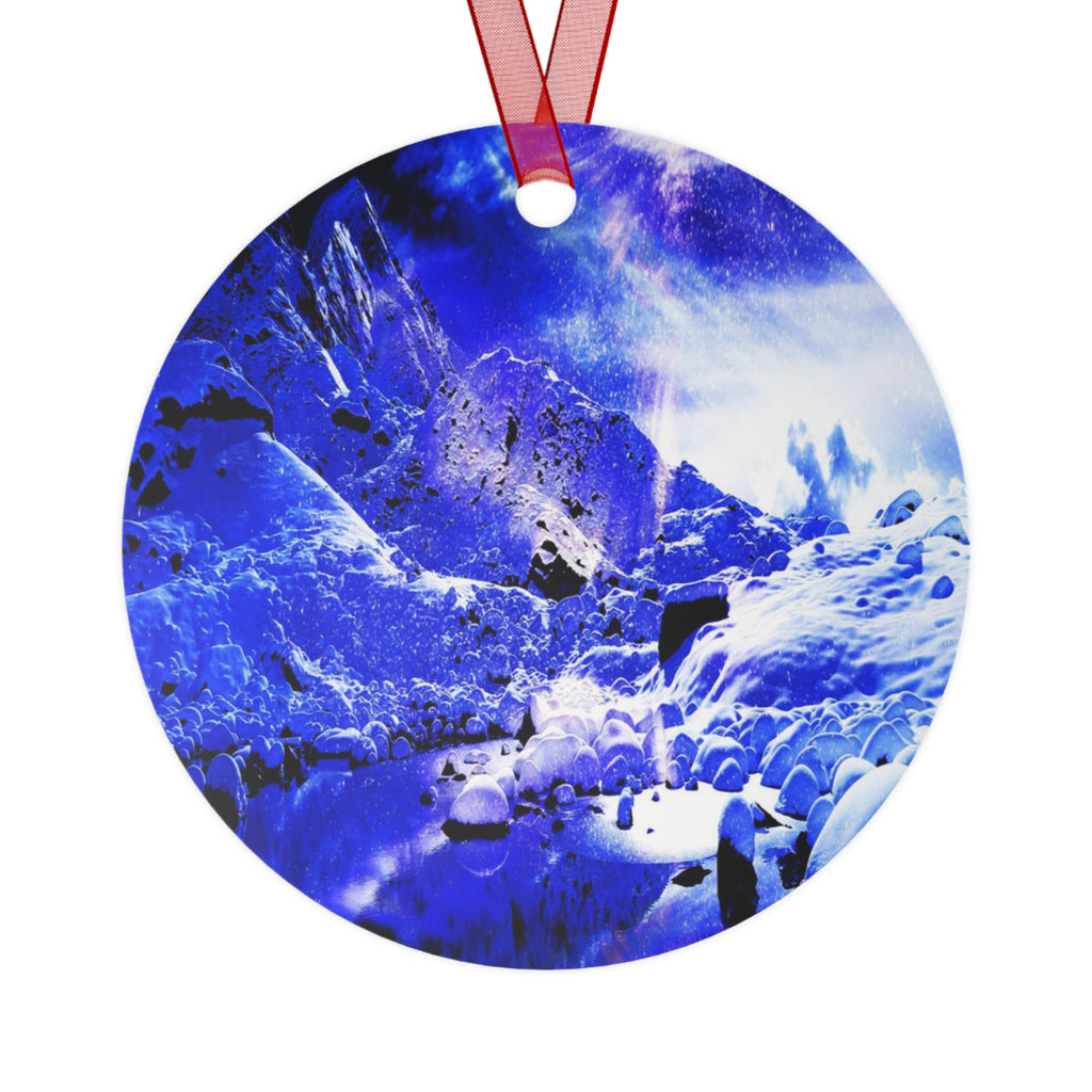 Yule Night Dreams Metal Ornaments
