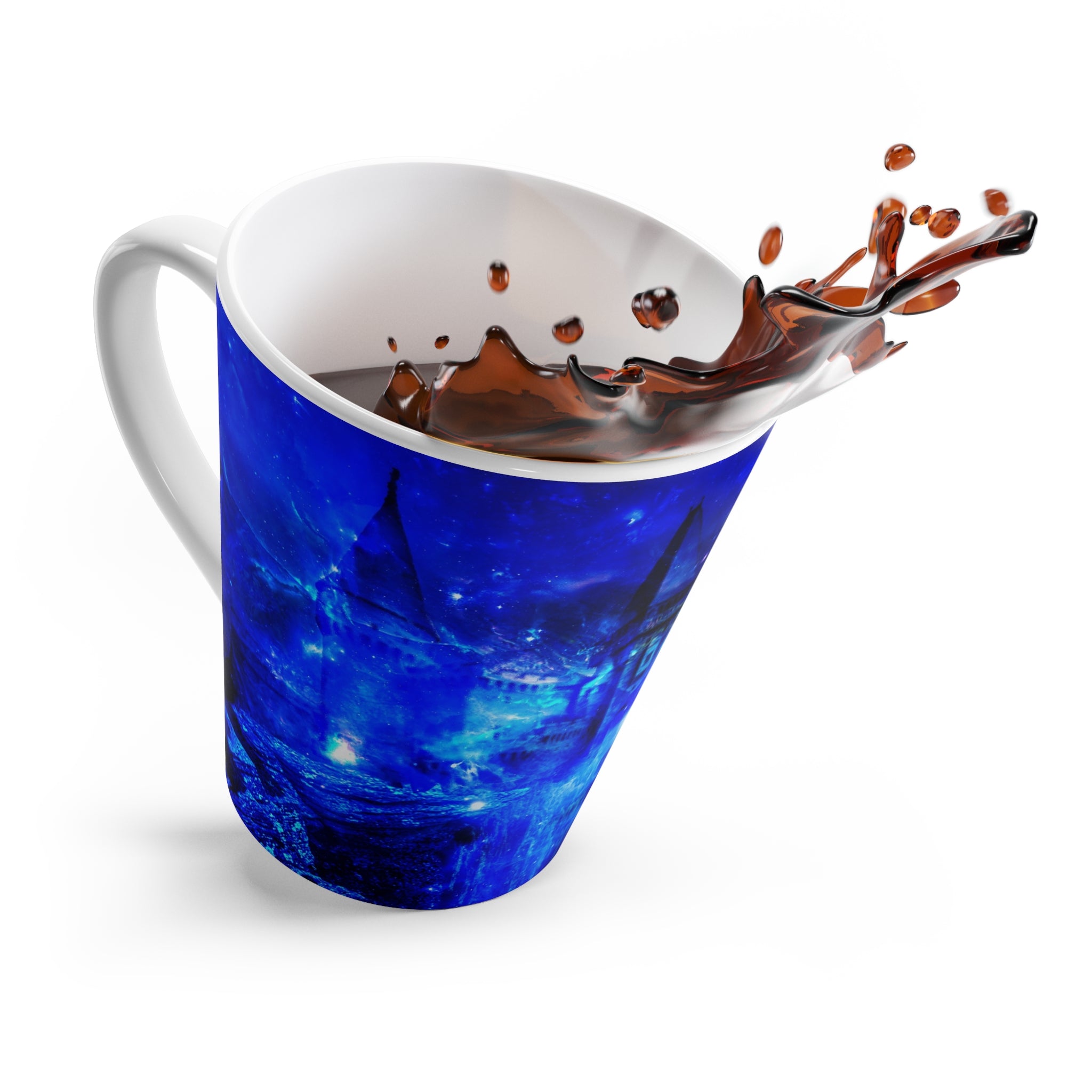 Ad Amorem Amisi Castle of Glass Dreams Latte Mug