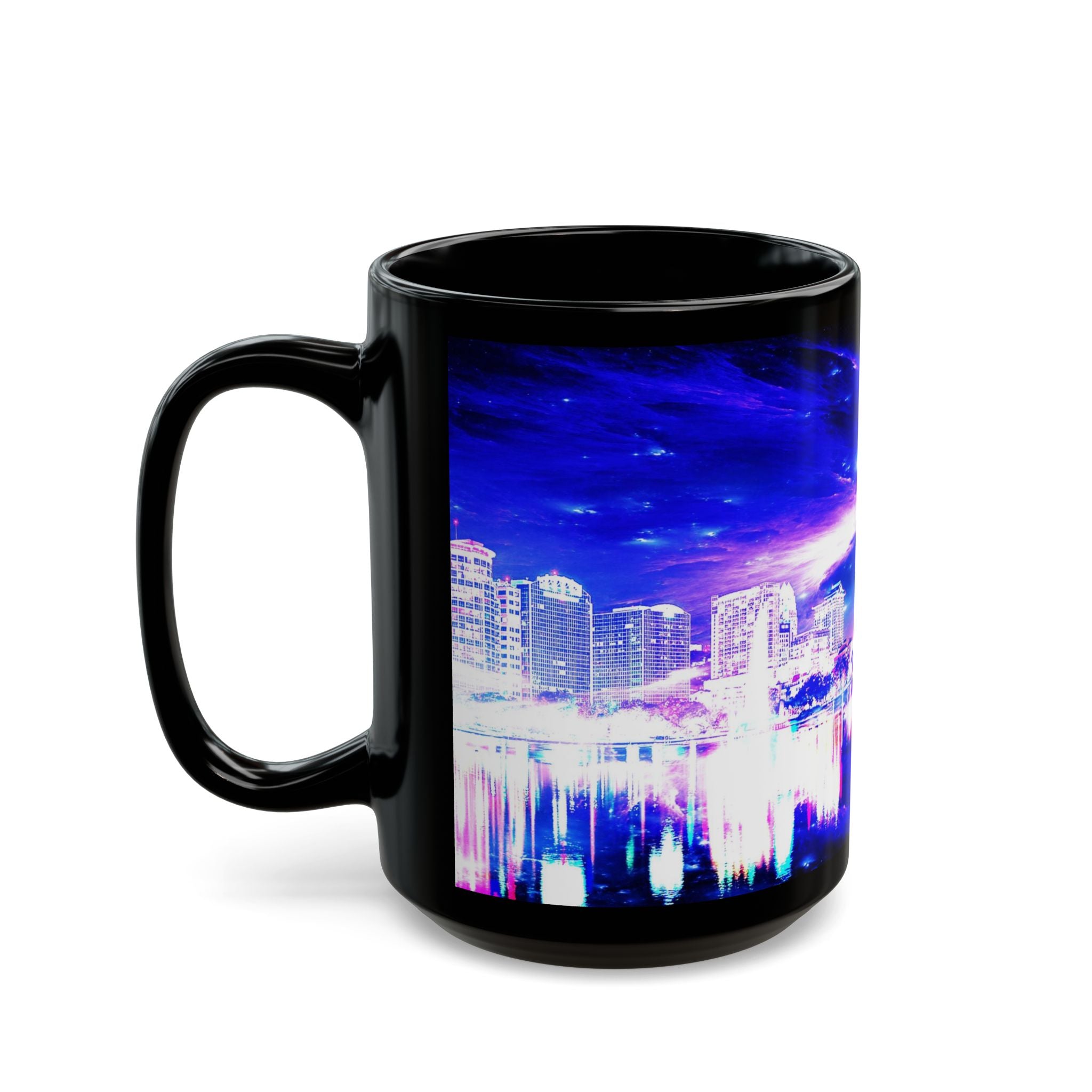 Amethyst Sapphire Orlando Dreams Black Mug