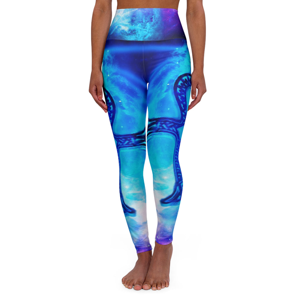 Creation's Heaven Ankh Dreams  High Waisted Yoga Leggings