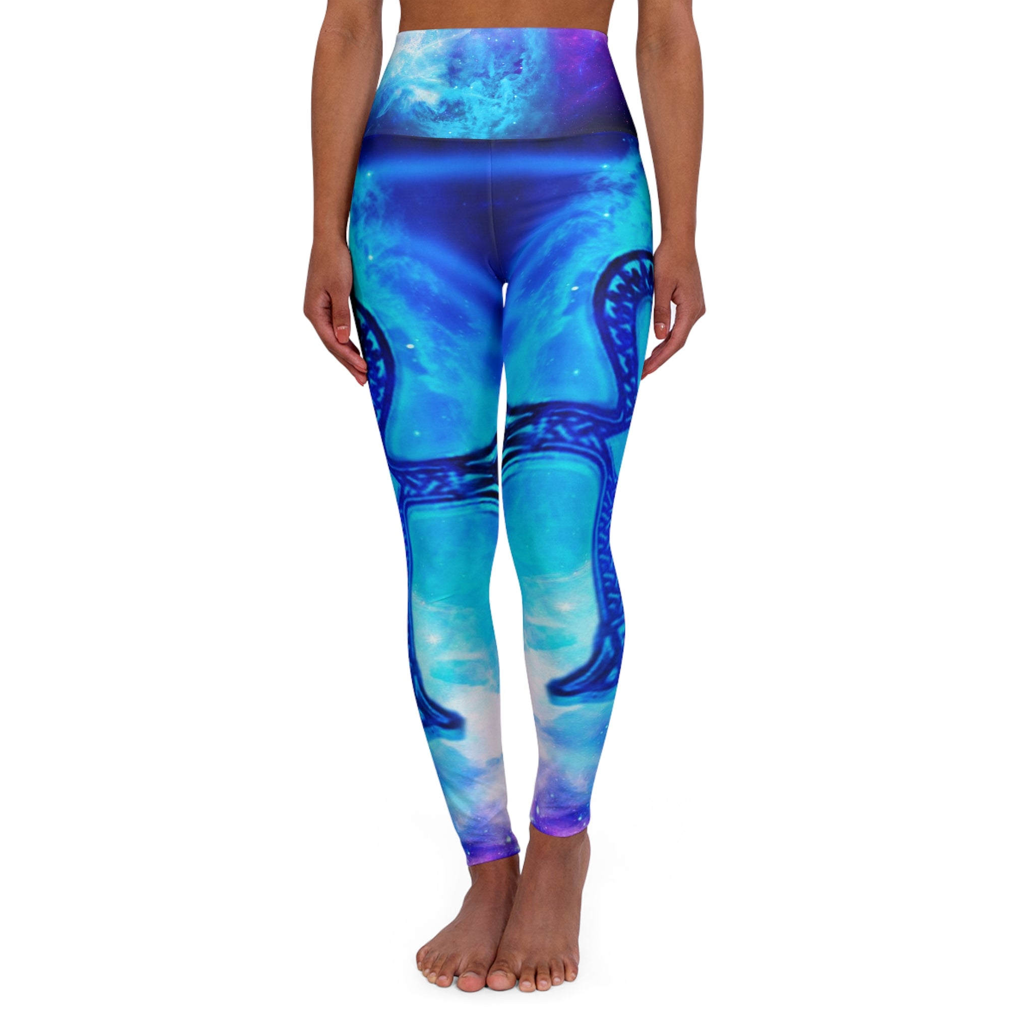 Creation's Heaven Ankh Dreams  High Waisted Yoga Leggings