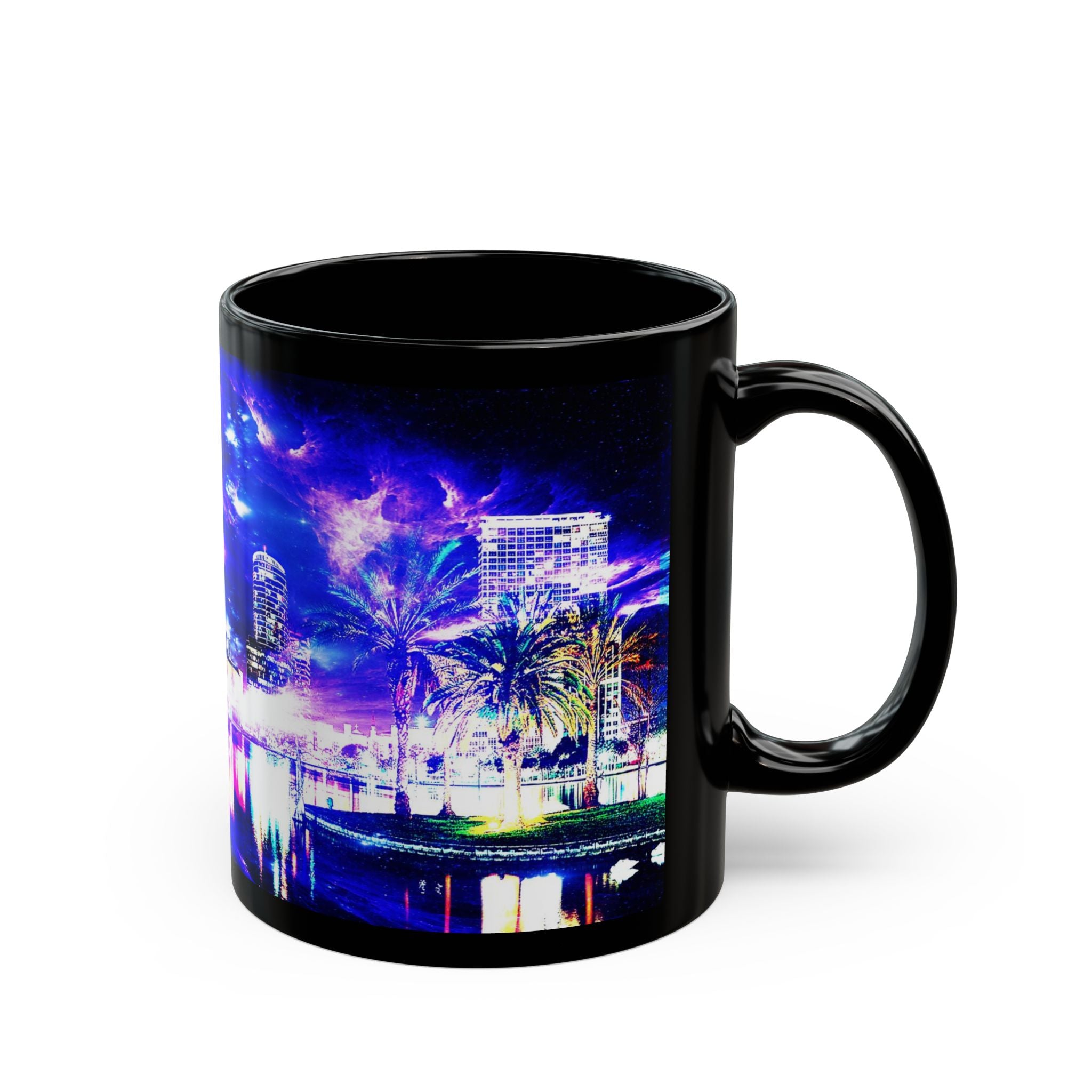 Amethyst Sapphire Orlando Dreams Black Mug