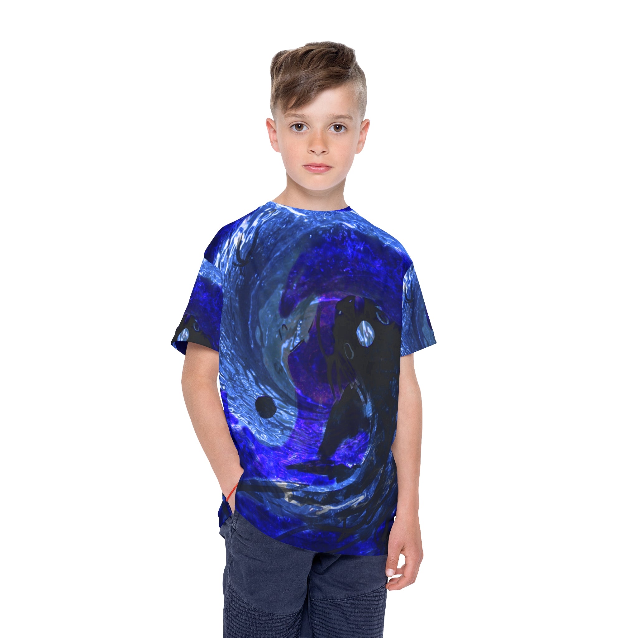 Katerina's Dragon's Eye Koi Desires Kids Sports Jersey
