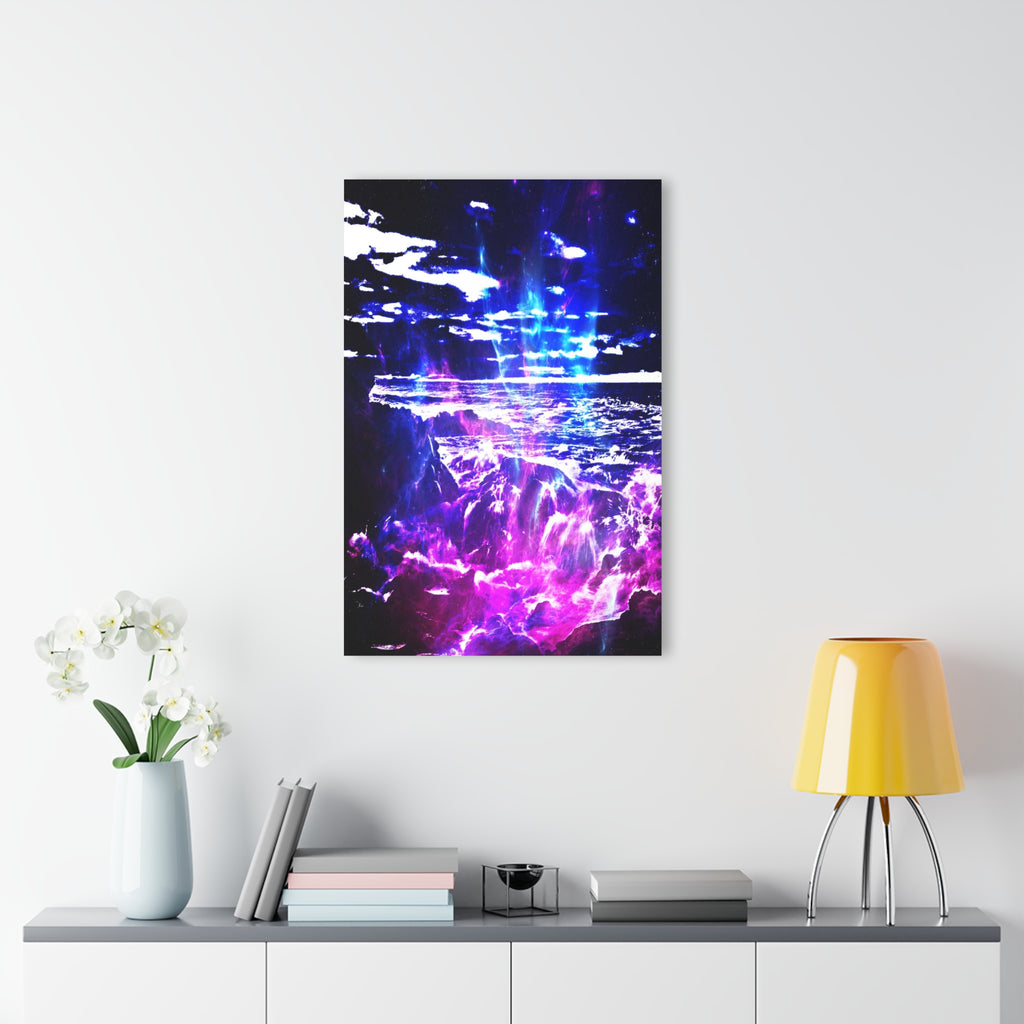Amethyst Cosmic Falls Dreams Acrylic Prints (French Cleat Hanging)