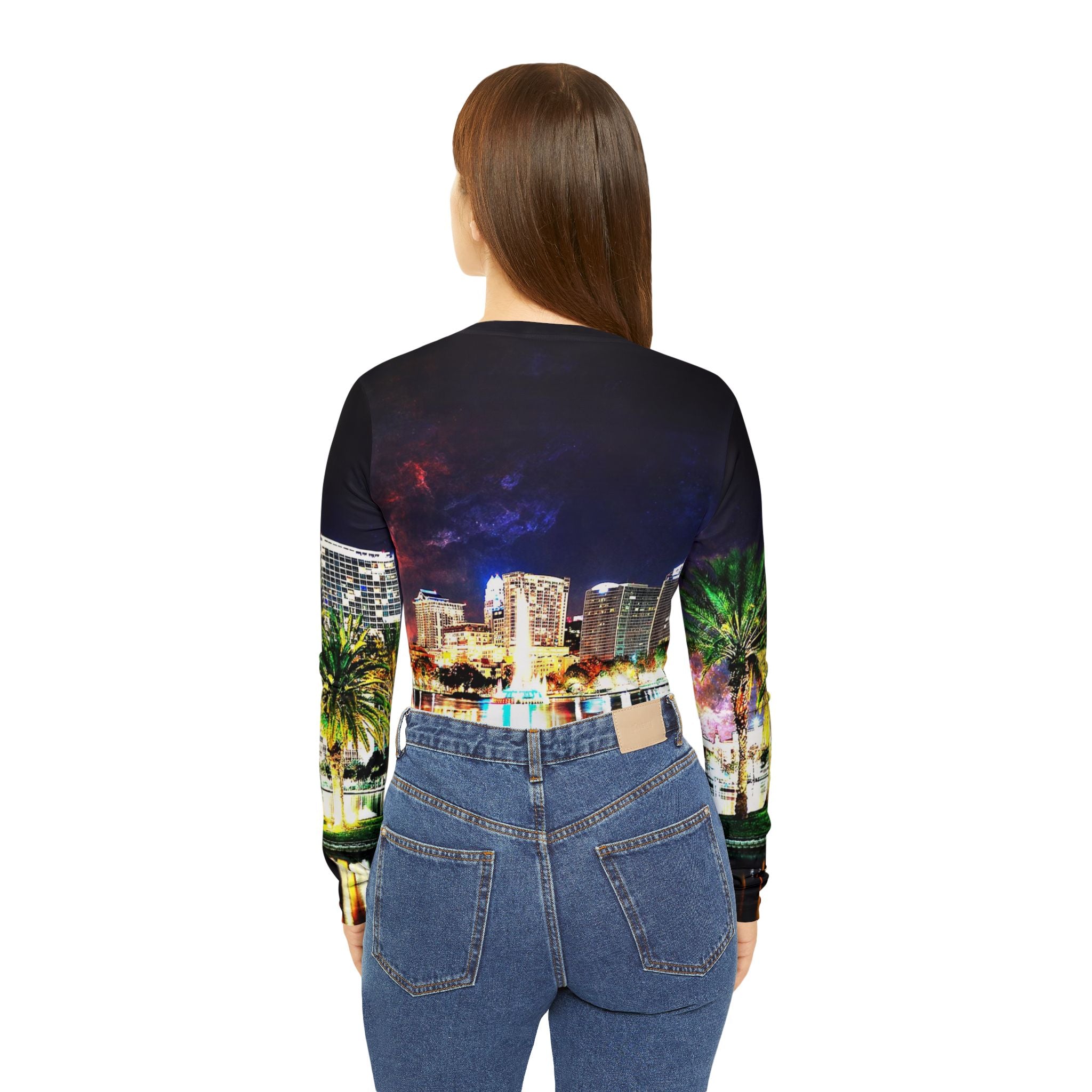 Breathe Again Orlando Dreams Long Sleeve V-neck Shirt
