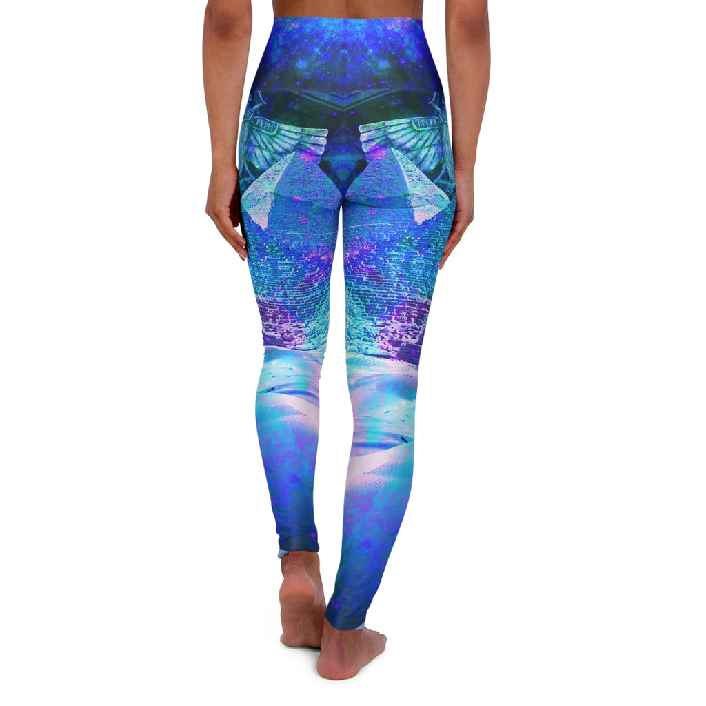 Amen Jin's Memories of Yesterday Meditations High Waisted Yoga Leggings