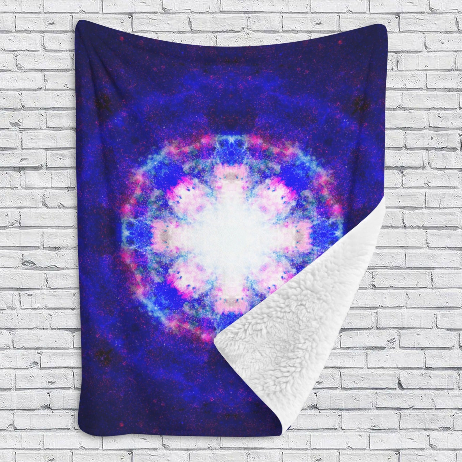 Katerina's Independence Desires Sherpa Fleece Blanket 60" x 80" | Ships from USA