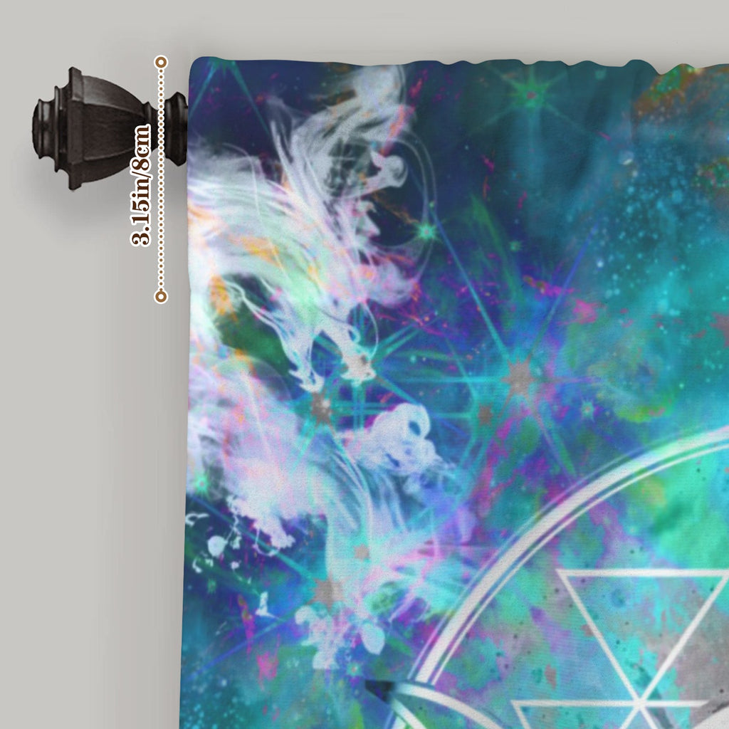 Katerina's Now & Forever Triple Goddess Meditations Window Curtain 52" x 63" ( 1 Piece ) | Ships from USA