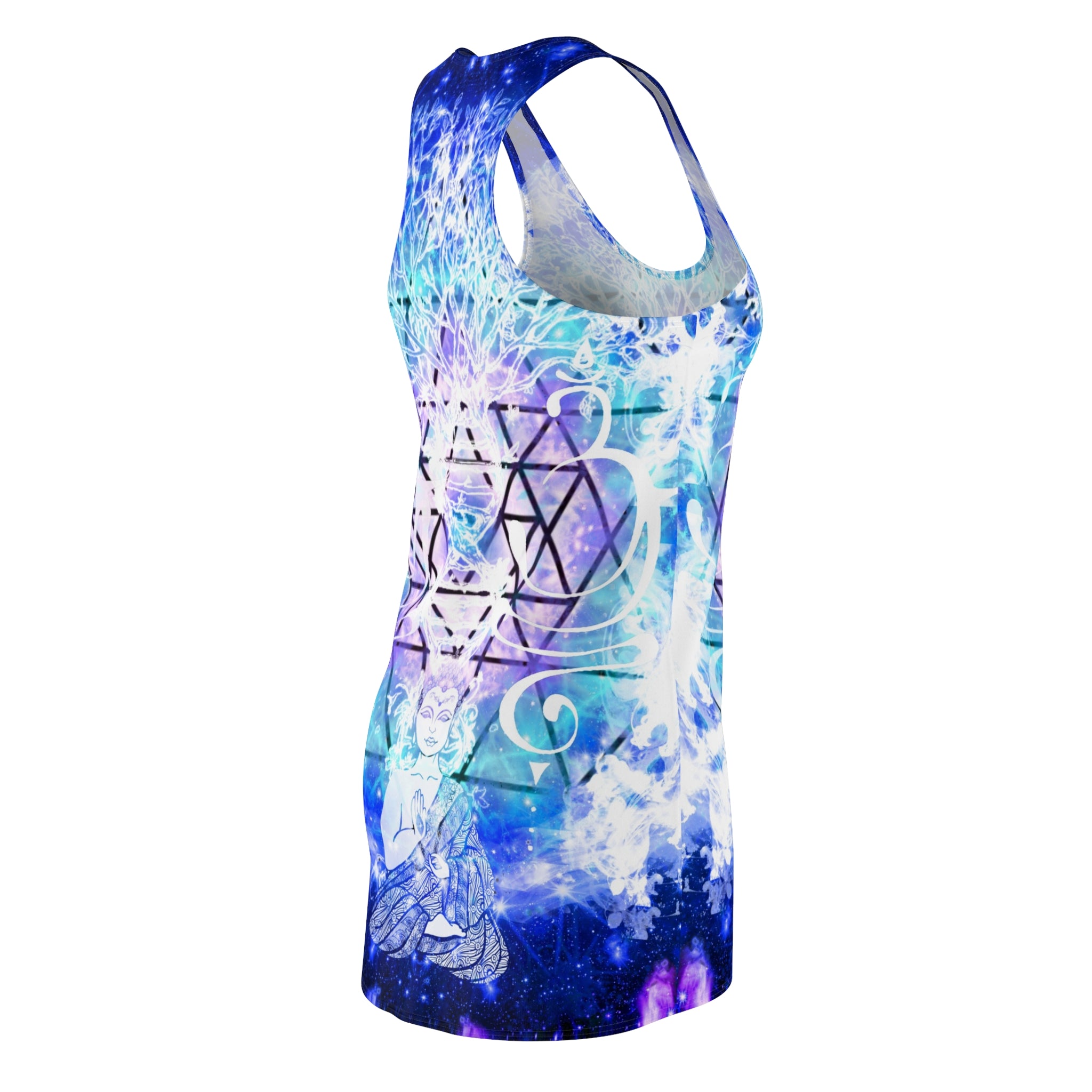 Amen Jin's Katerina's Eros and Psyche Buddha Meditations Women's Racerback Dress