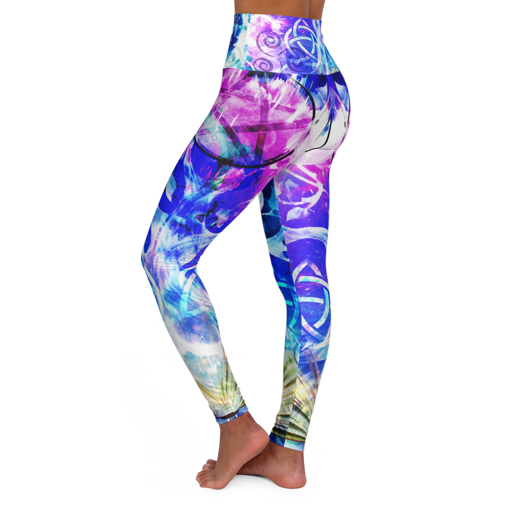 Creation's Celtic Meditations High Waisted Yoga Leggings