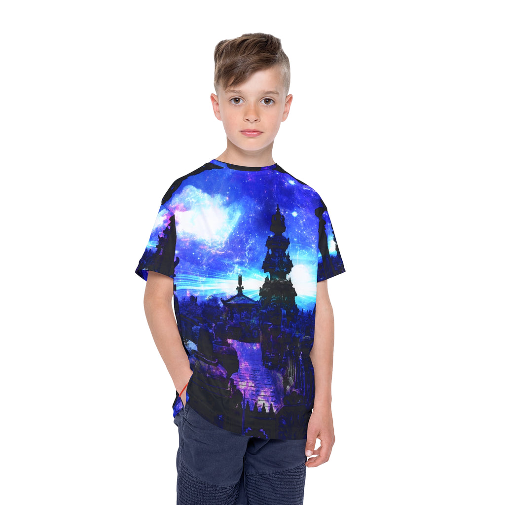 Iridescent Balinese Dreams Kids Sports Jersey