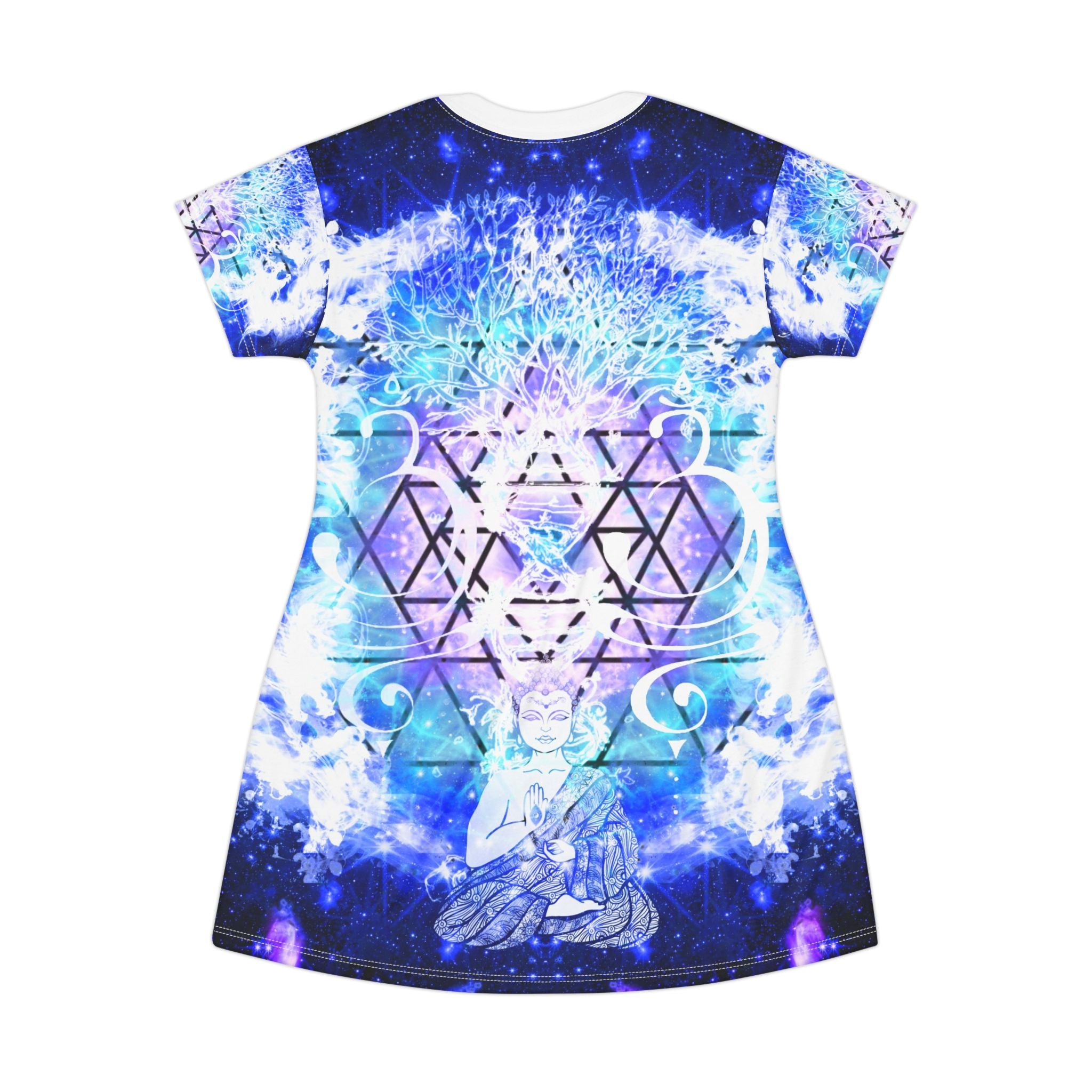Amen Jin's Katerina's Eros and Psyche Buddha Meditations T-Shirt Dress