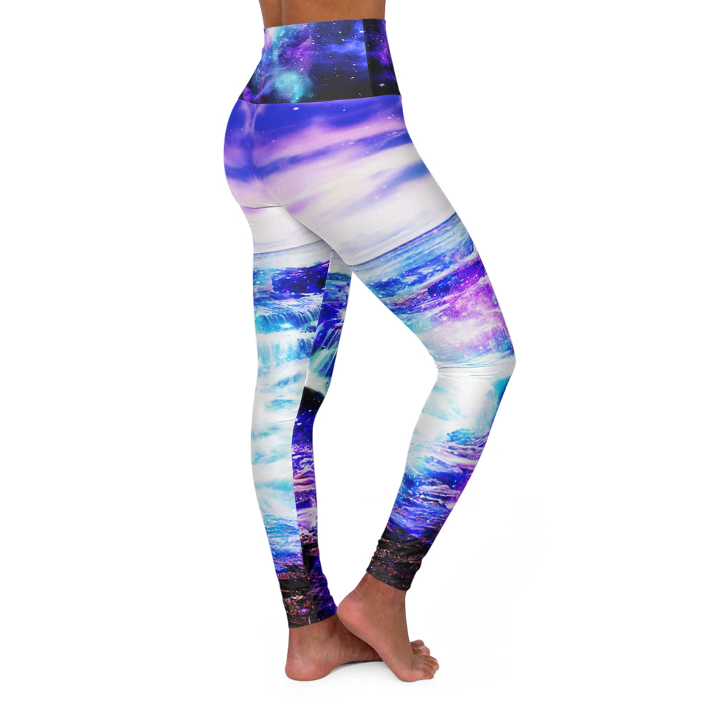 Mystic Majical Sea Dreams High Waisted Yoga Leggings