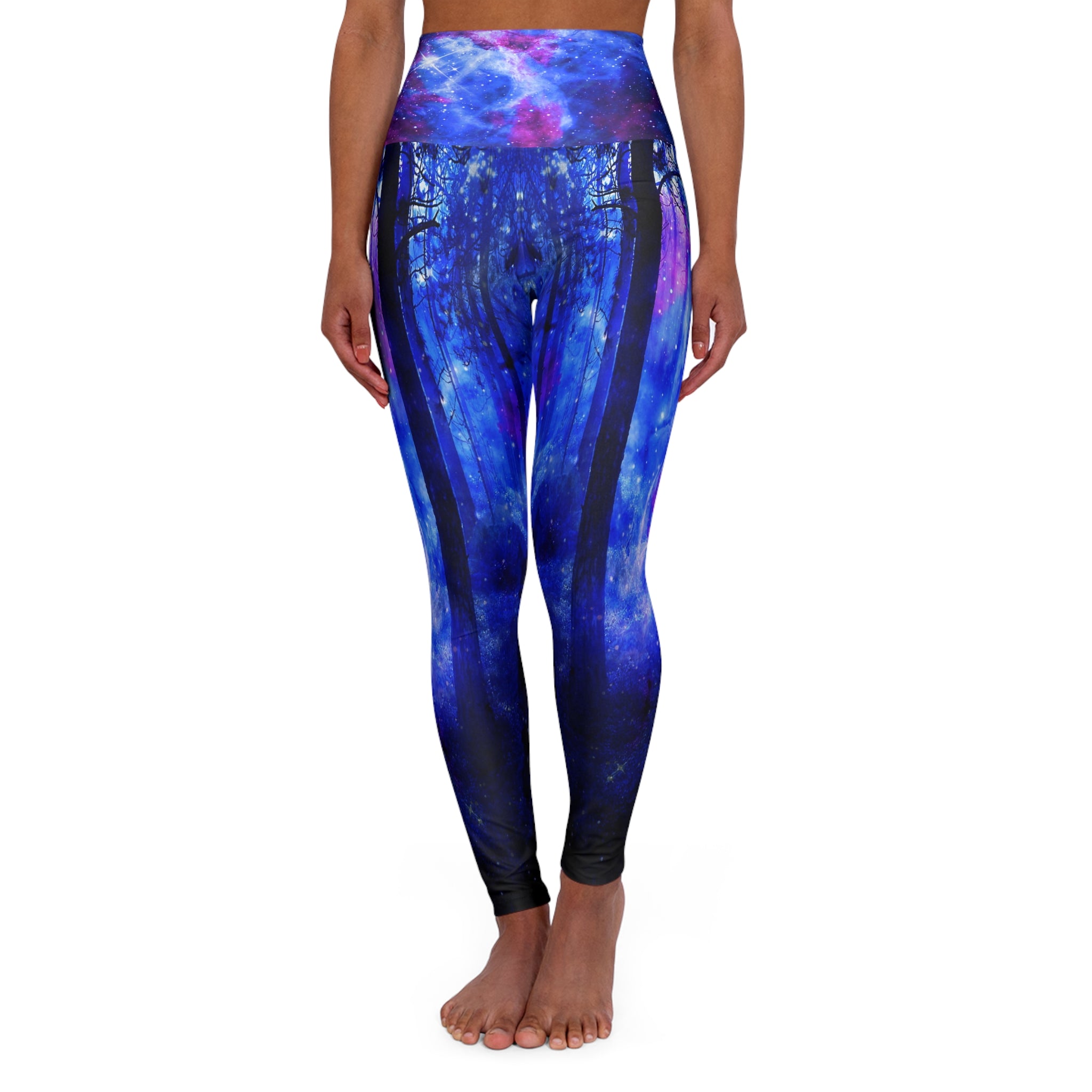 Lover's Mystic Night Dreams High Waisted Yoga Leggings