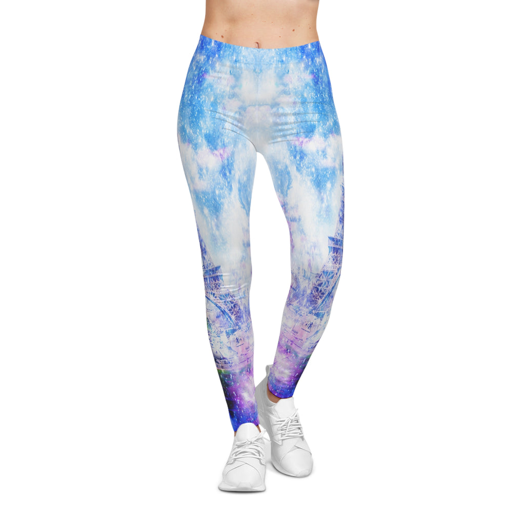 Rainbow Universe Parisian Dreams Women's Casual Leggings