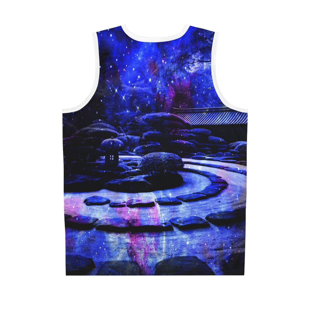 Lover's Tranquil Garden Dreams Basketball Jersey