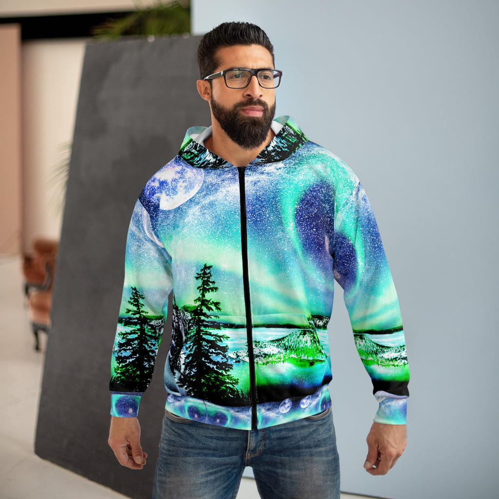 Katerina's Noel Yule Night Dreams Unisex Zip Hoodie