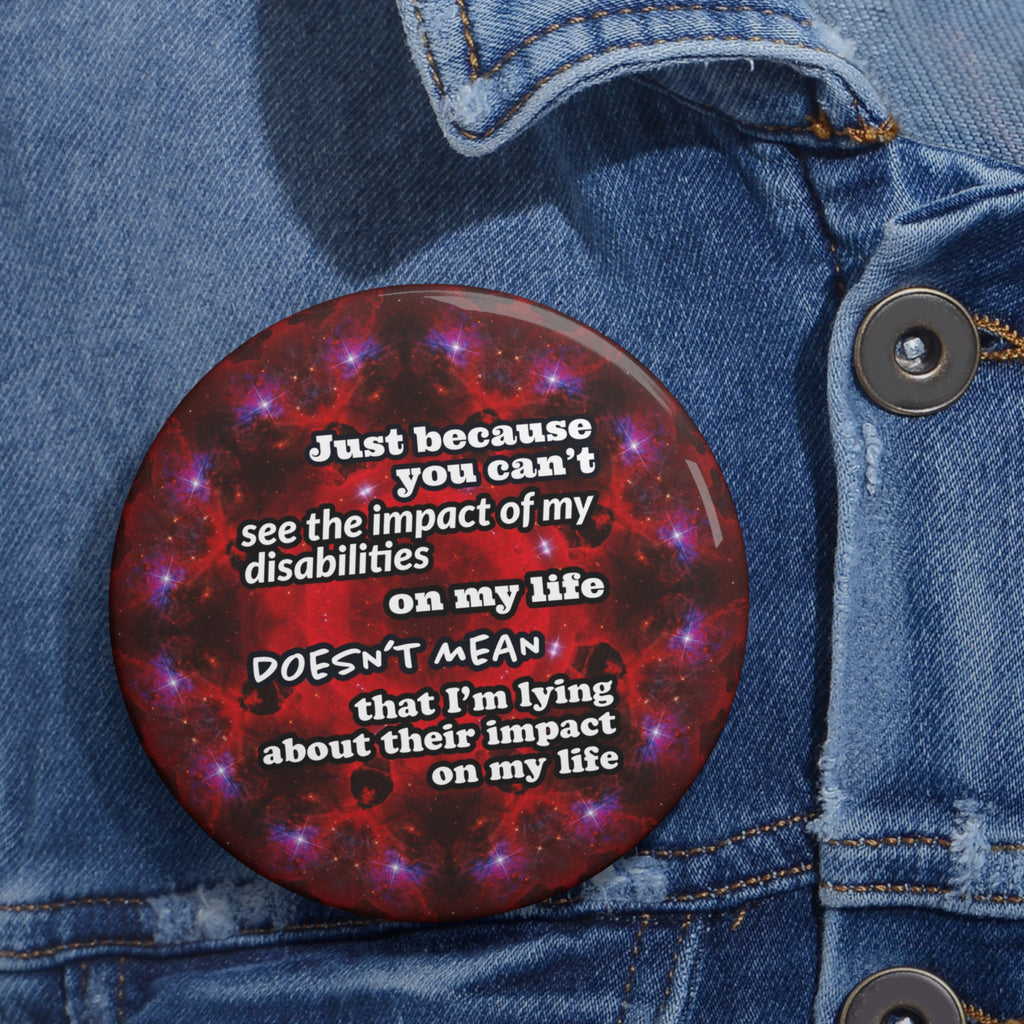 Katerina's Battle Symphony Desires "Just Because You Can't" Pin Buttons