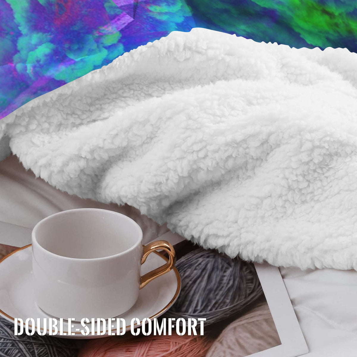 Katerina's Now & Forever Hocus Pocus Desires Sherpa Fleece Blanket 60" x 80" | Ships from USA