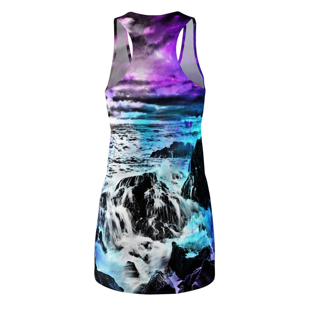 Creation's Heaven Cosmic Falls Dreams Women's Racerback Dress