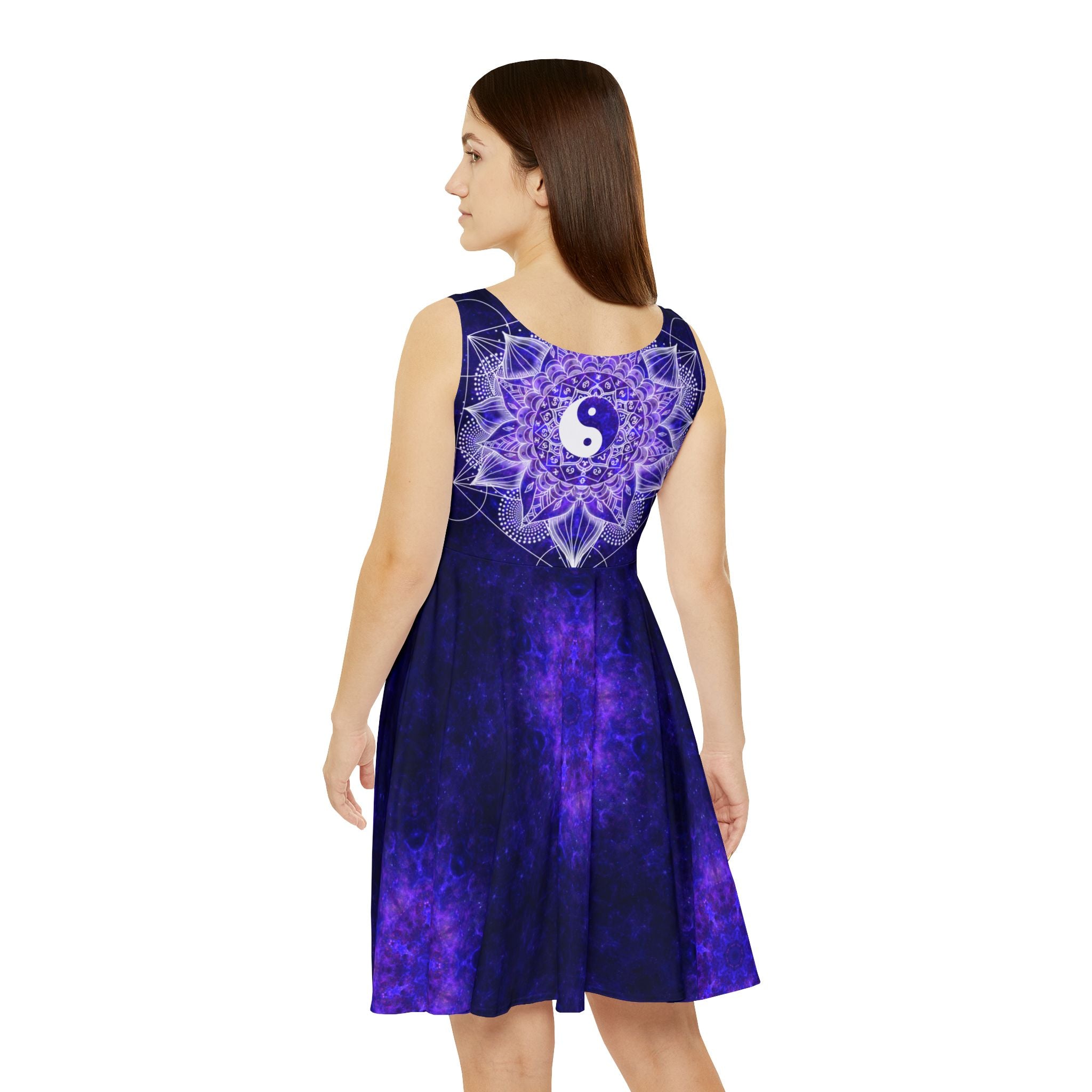 Katerina's Dragon's Eye Yin Yang Meditations Women's Skater Dress