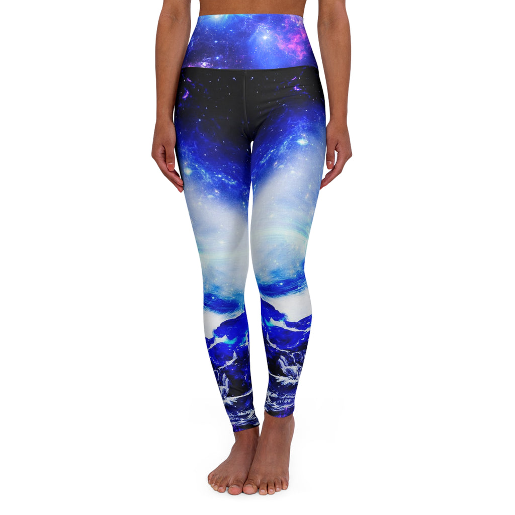 Iridescent Serenity Bay Dreams High Waisted Yoga Leggings