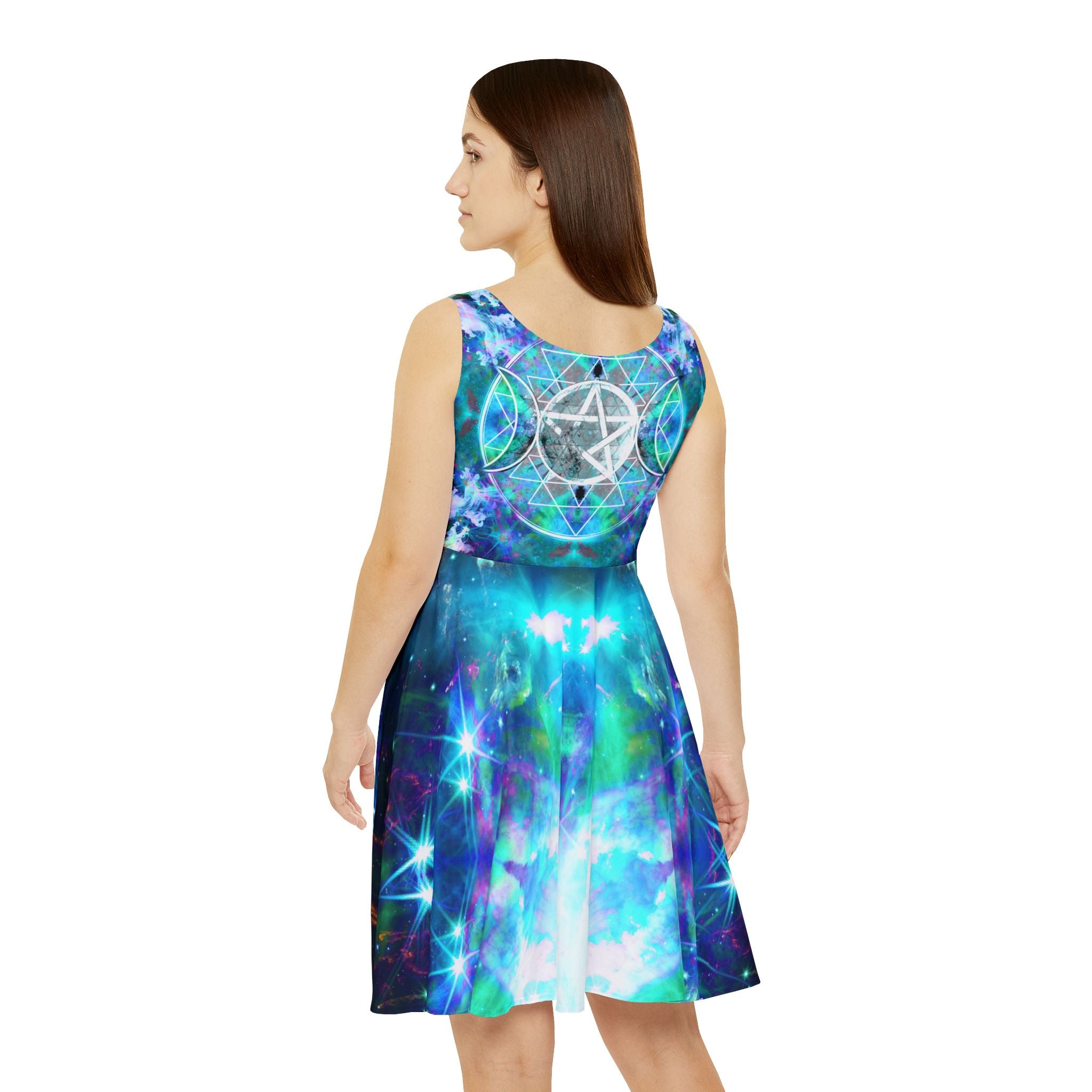 Katerina's Now and Forever Triple Goddess Meditations Women's Skater Dress