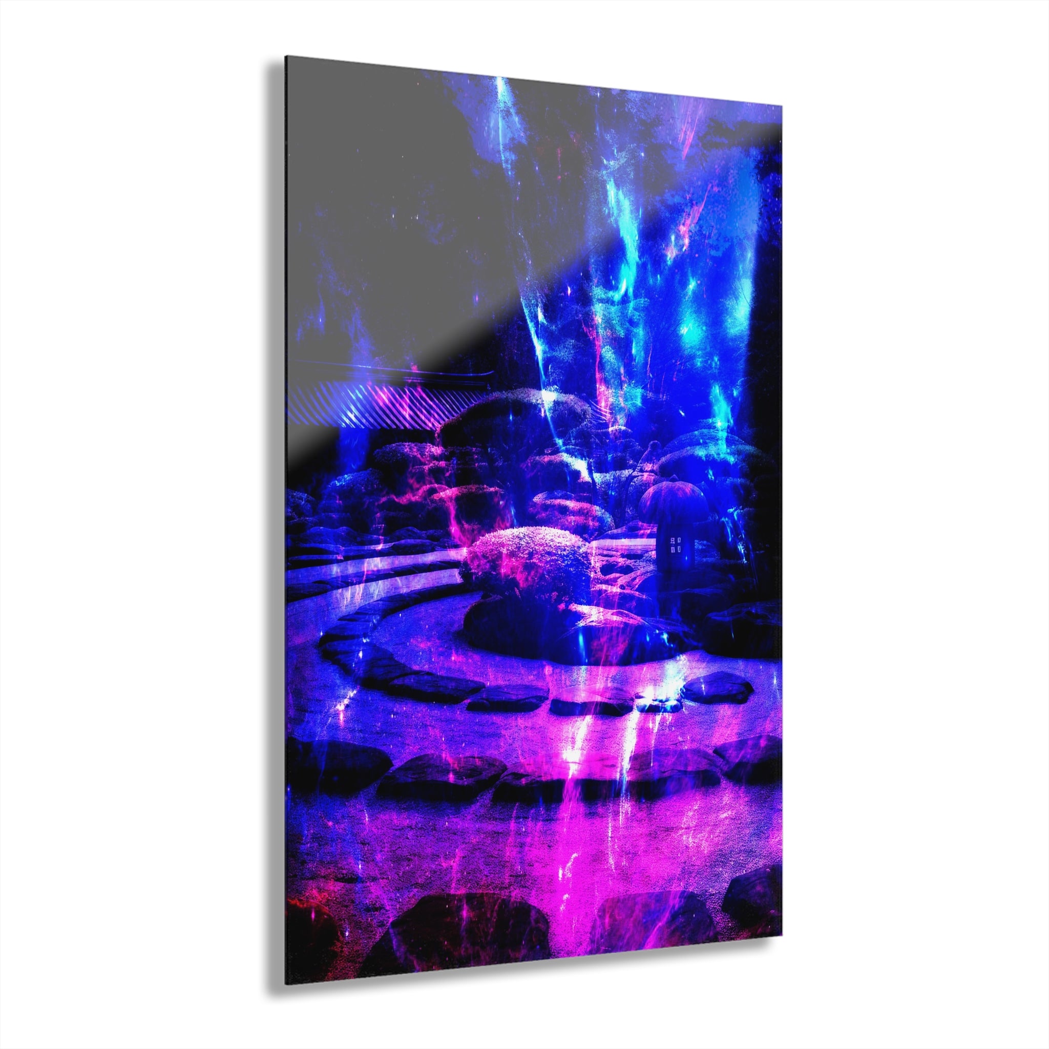 Amethyst Tranquil Garden Dreams Acrylic Prints (French Cleat Hanging)