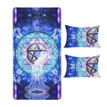 Amen Jin's Katerina's Eros & Psyche Magical Awakening Meditations Twin Bedding Set (Fitted Sheet + Pillowcases) | Ships from USA