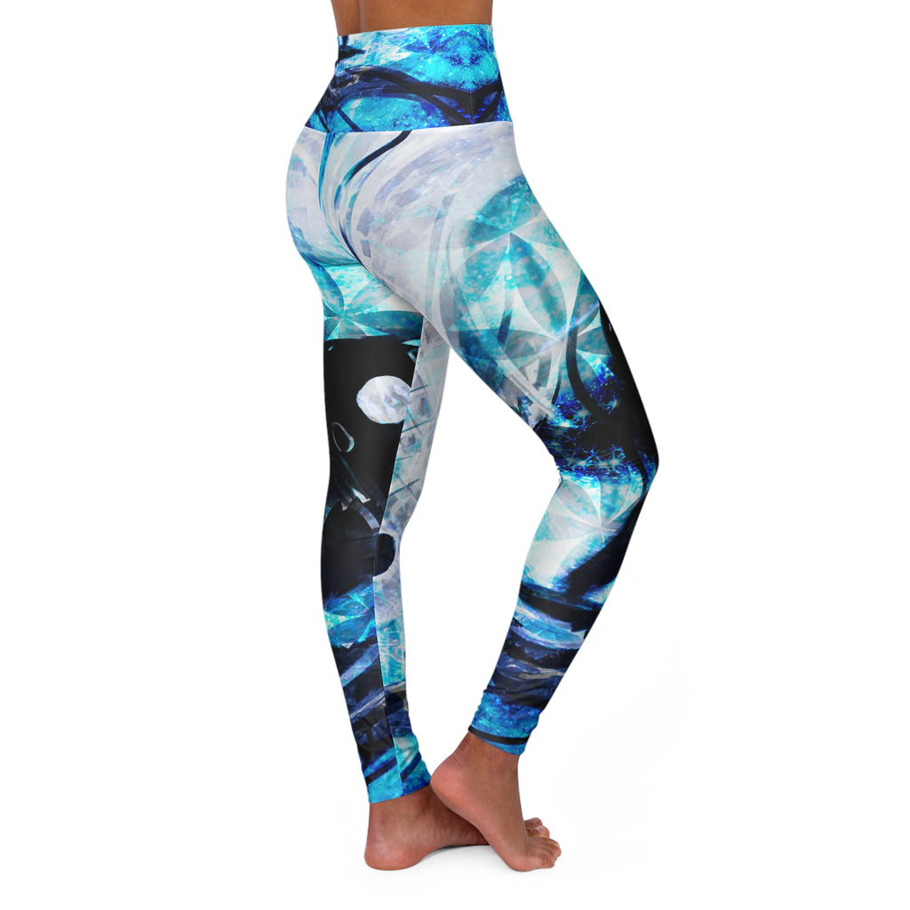 Amen Jin's All the White Horses Koi Meditations High Waisted Leggings