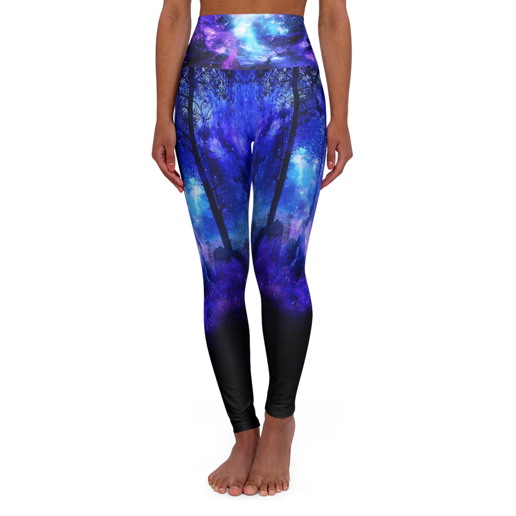 Mystic Night Mystic Dreams High Waisted Yoga Leggings