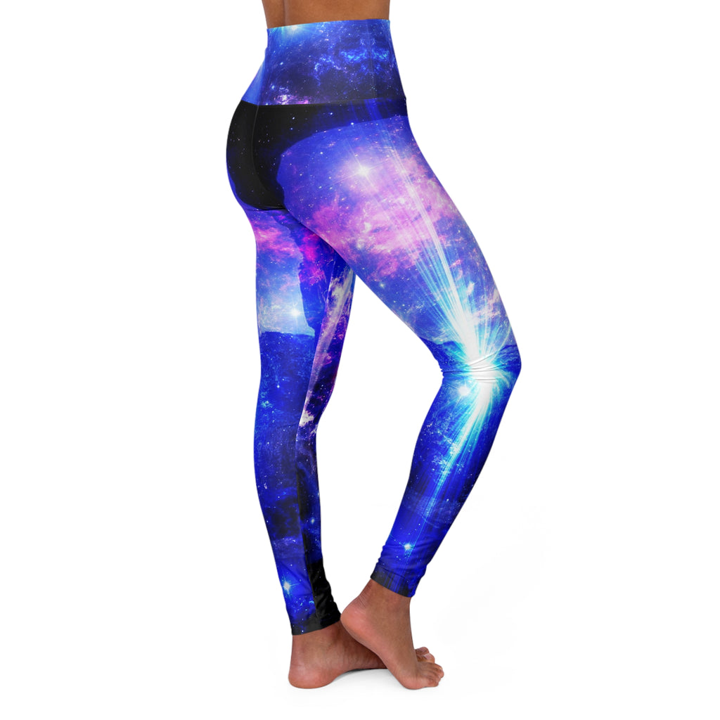 Iridescent Hideaway Mountain Dreams High Waisted Yoga Leggings