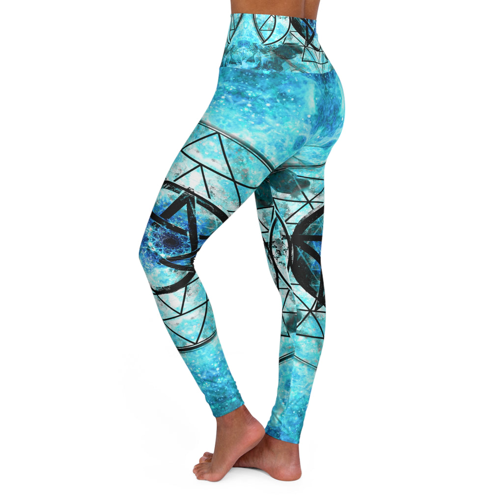 Amen Jin's All the White Horses Triple Goddess Meditations Yoga Leggings