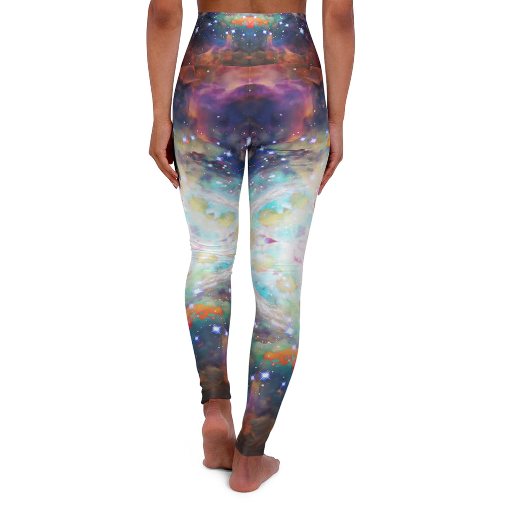 Amen Jin's Phoenix Desires High Waisted Yoga Leggings