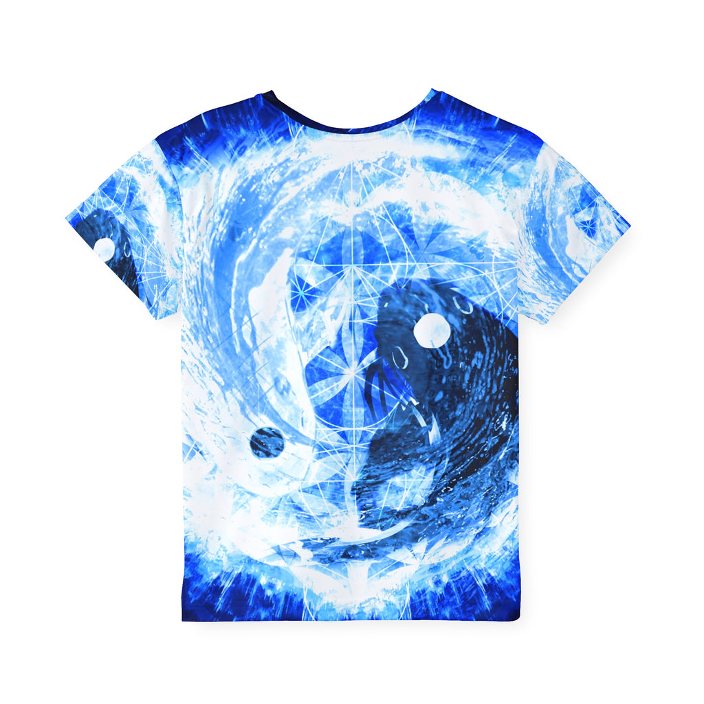 Amen Jin's Blue Sun Koi Meditations Kids Sports Jersey