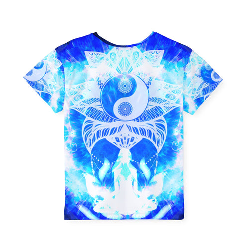 Amen Jin's Blue Sun Lotue Meditations Kids Sports Jersey