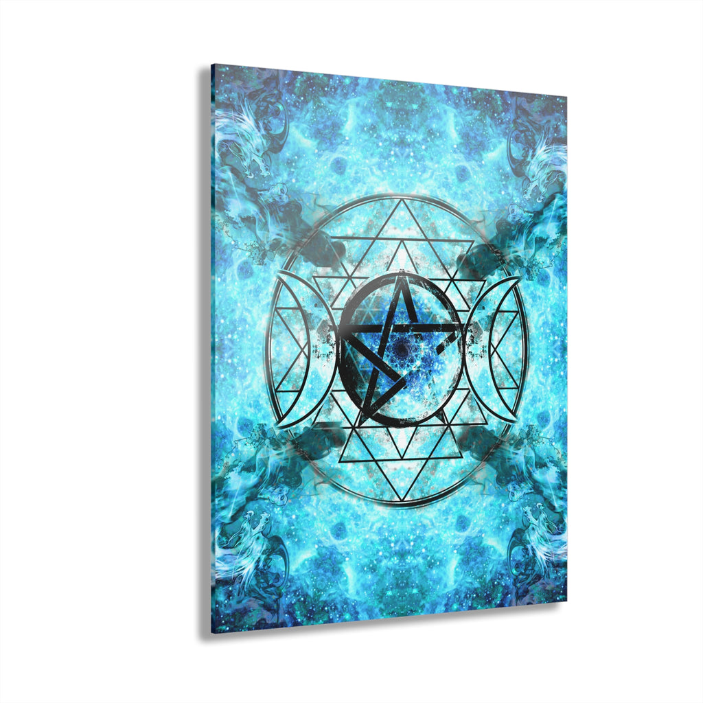 Amen Jin's All the White Horses Triple Goddess Meditations Acrylic (French Cleat)