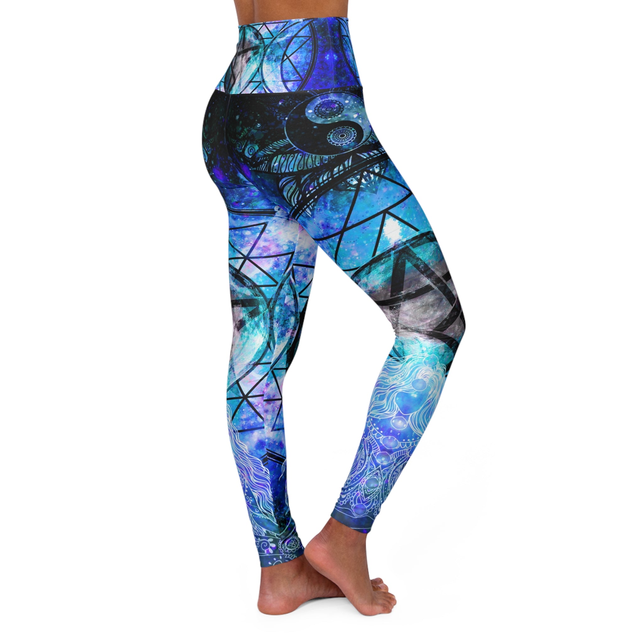Amen Jin's Memories of Yesterday Magical Awakening Meditations Yoga Leggings