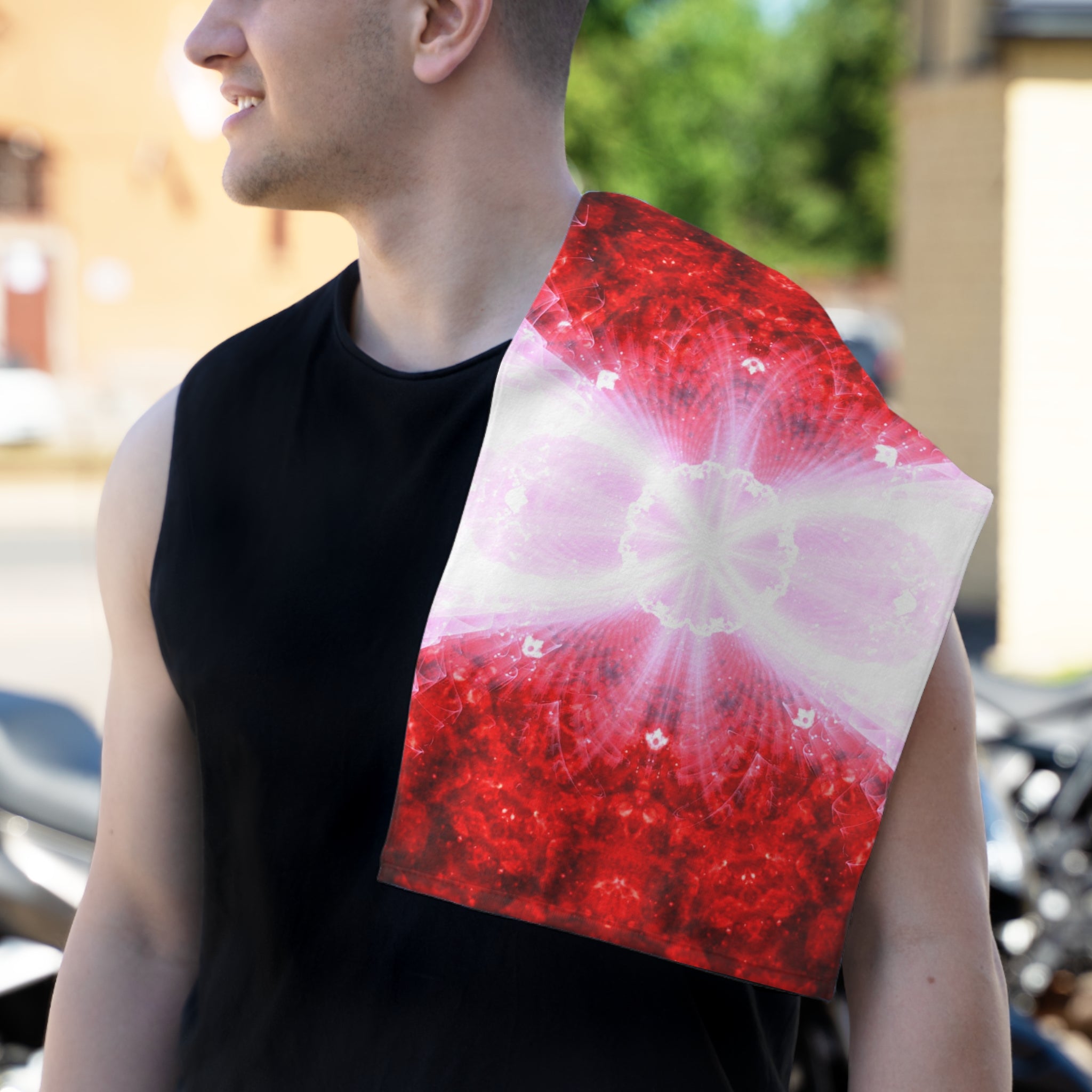 Katerina’s Battle Symphony Red Instead 2022 Desires Rally Towel, 11x18