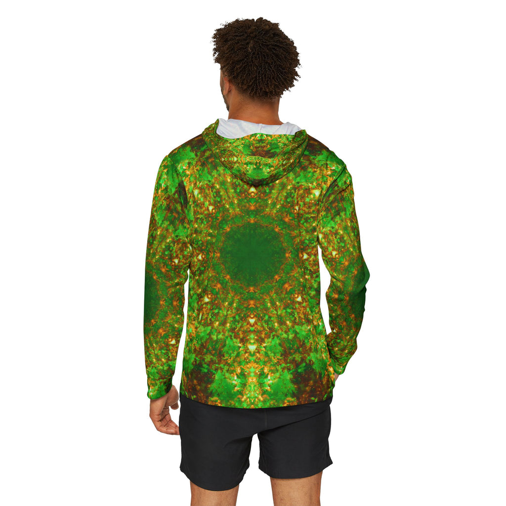 Katerina's Yule Lighted String Desires Men's Sports Warmup Hoodie