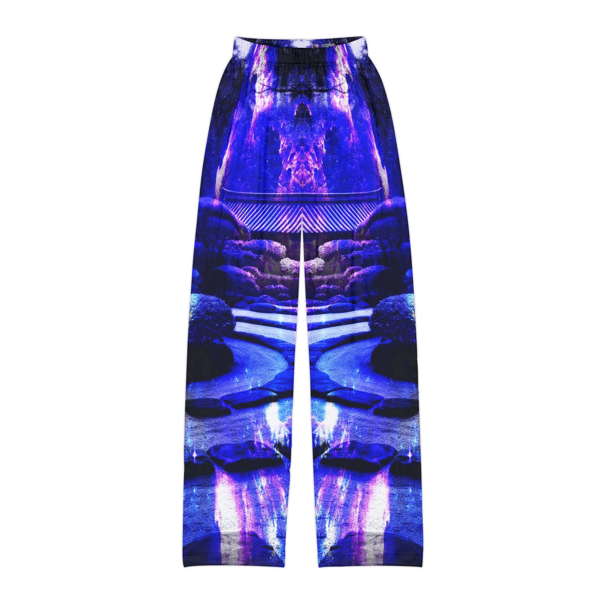 Amethyst Sapphire Tranquil Garden Dreams Kids Pajama Pants