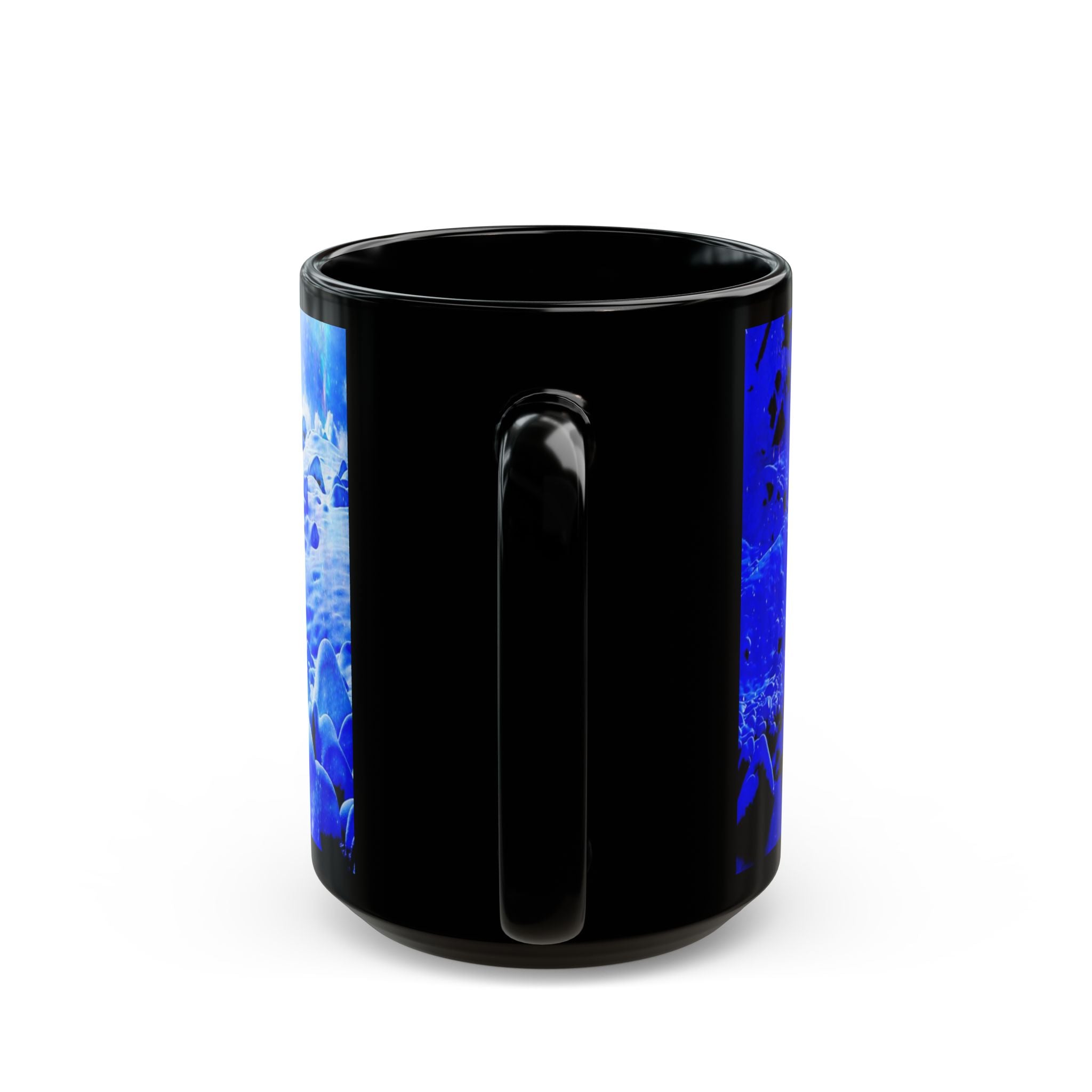 Breathe Again Yule Night Dreams Black Mug